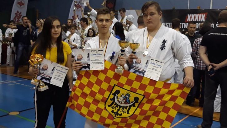 Karate kyokushin z medalami w Wołowie