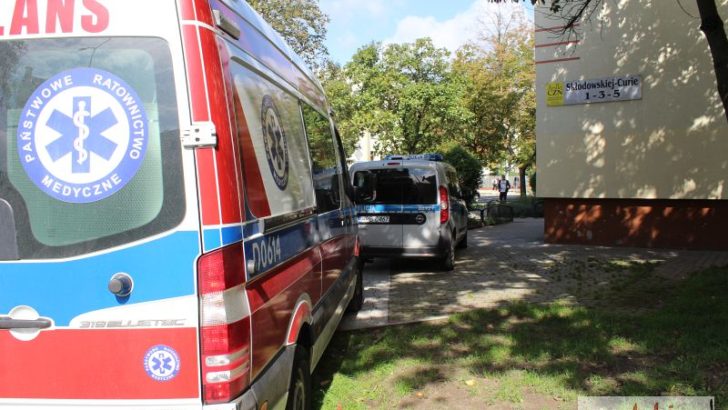 Policja, pogotowie i straż pożarna w centrum