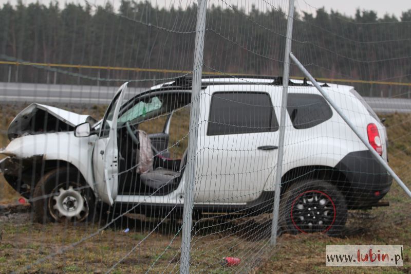 Dacia koziołkowała na S3