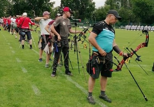 Lubinianin na łuczniczym memoriale w Warszawie