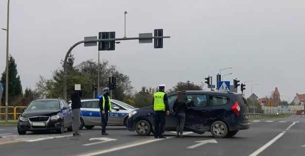 Wymusił pierwszeństwo na skrzyżowaniu