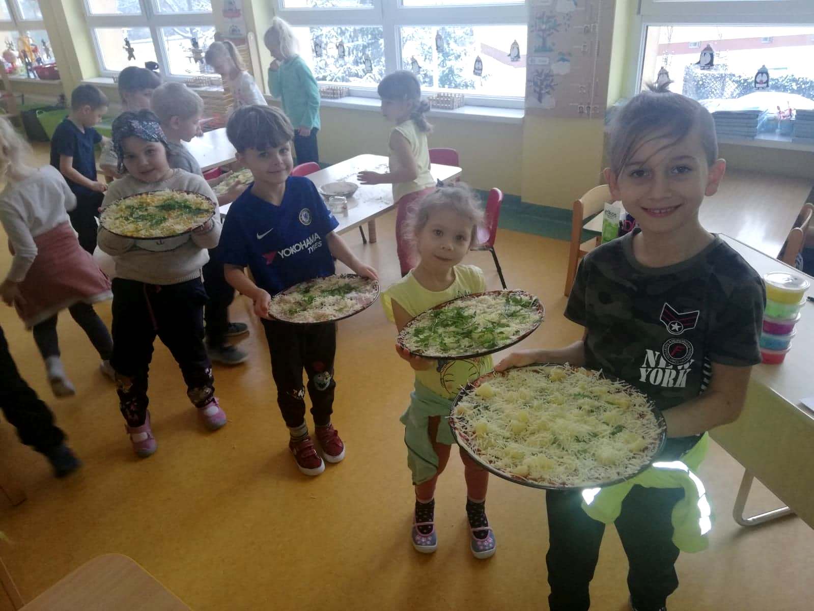 Przedszkolaki obchodzą Światowy Dzień Pizzy