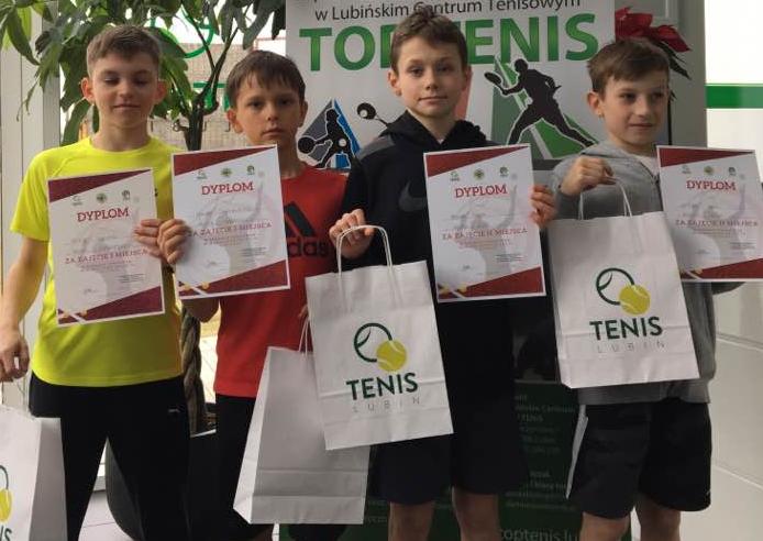 Lubińscy tenisiści na podium