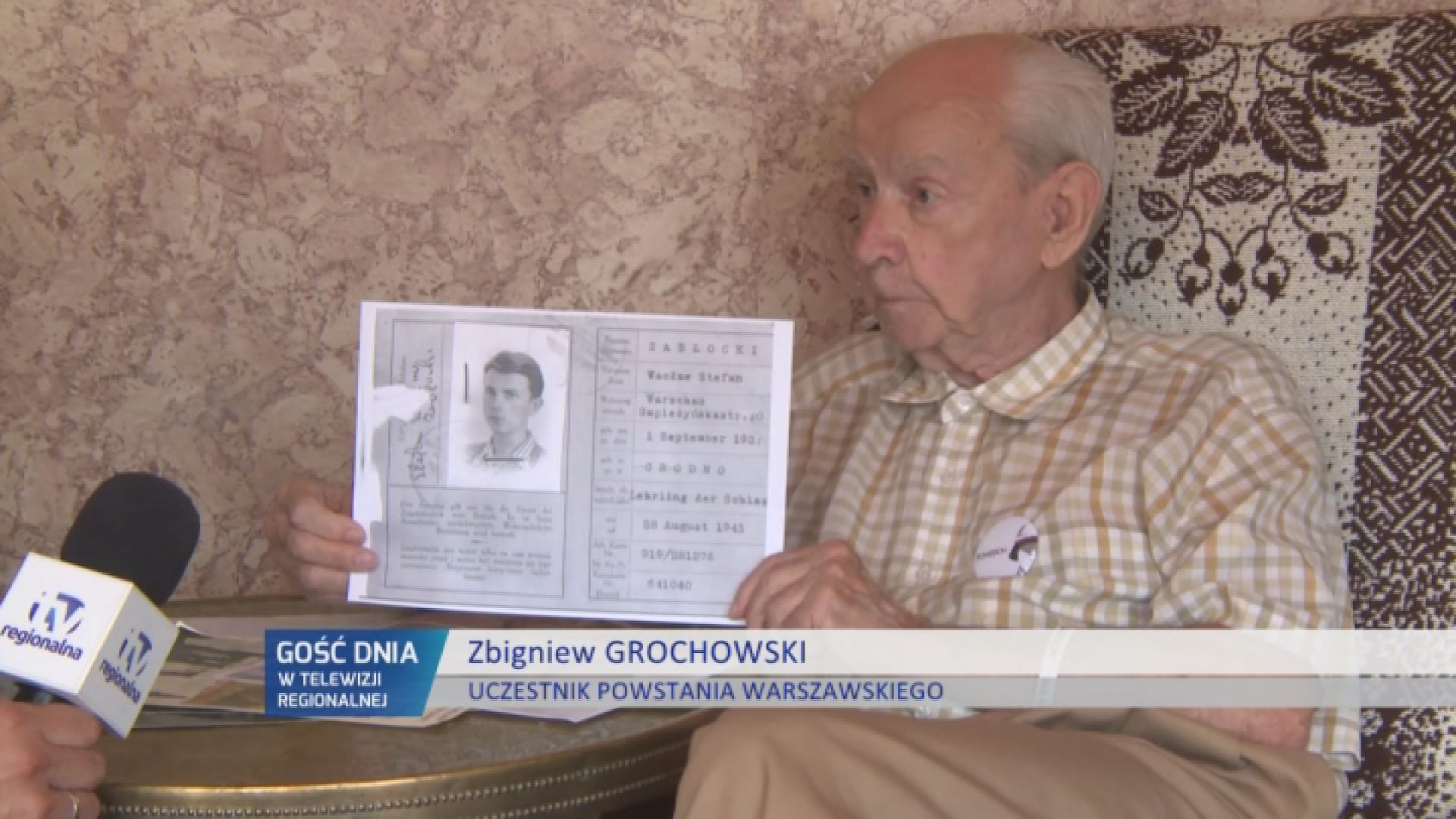 Gość Dnia: Zbigniew Grochowski (uczestnik Powstania Warszawskiego) – 01.08.2016