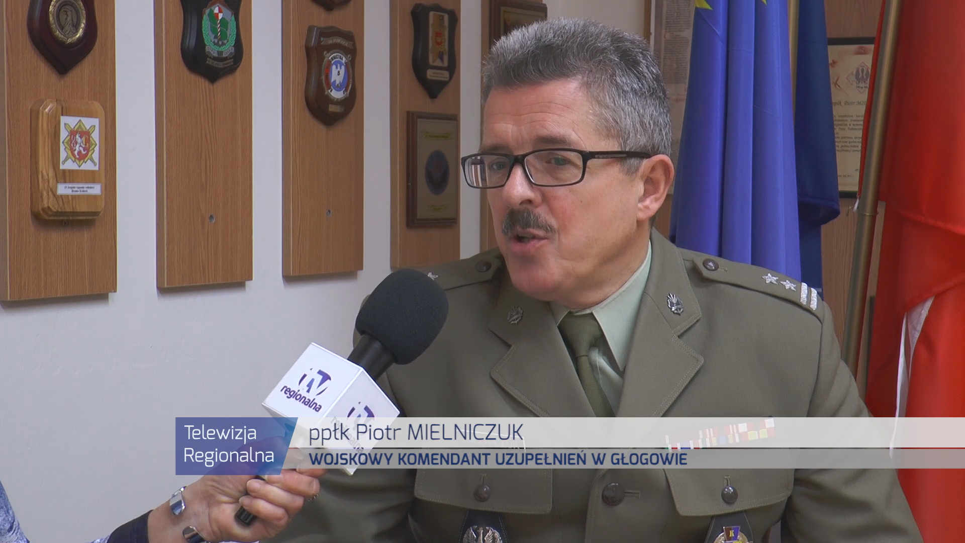 Gość Dnia – ppłk Piotr Mielniczuk – (Wojskowy Komendant Uzupełnień w Głogowie)