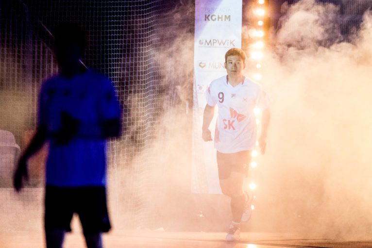 2016.12.17 Lubin Pilka reczna Mecz towarzyski sparing sezon 2016/2017 MKS Zaglebie Lubin - Korea Poludniowa N/Z reprezentacja Korei Foto Pawel Andrachiewicz / Foto Andrus