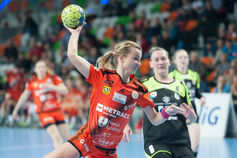 2016.11.12 Lubin Pilka reczna PGNiG Superliga Kobiet sezon 2016/2017 Metraco Zaglebie Lubin - KPR Jelenia Gora N/Z Mariola Wiertelak Foto Pawel Andrachiewicz / Foto Andrus
