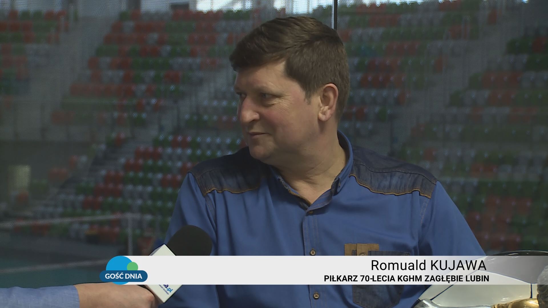 Gość Dnia – Romuald Kujawa ( Piłkarz 70-lecia KGHM Zagłębie Lubin )