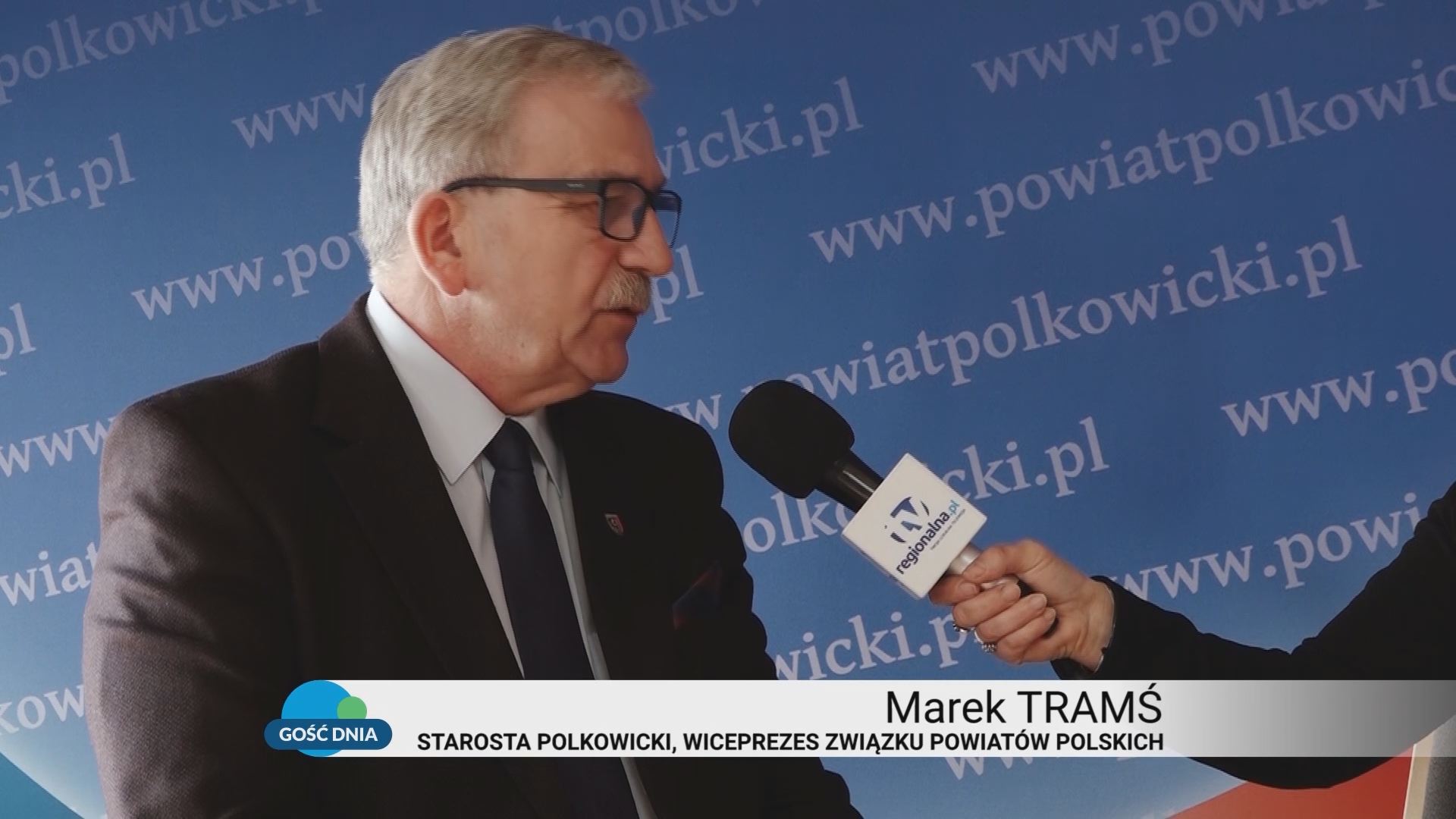 Gość Dnia – Marek Tramś ( Starosta Polkowicki, Wiceprezes Związku Powiatów Polskich )