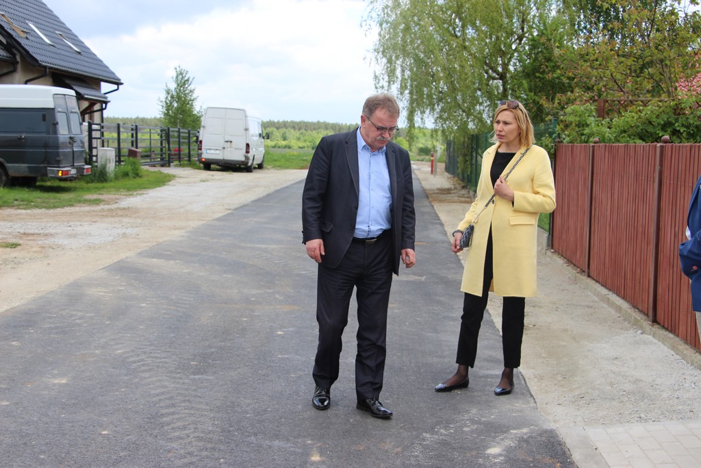 Ulica Rubinowa w Oborze już gotowa