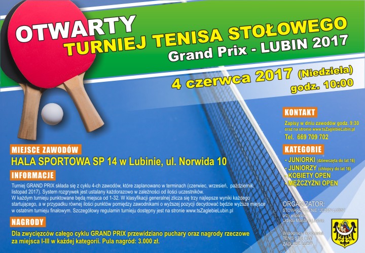 Zagrają w ping ponga