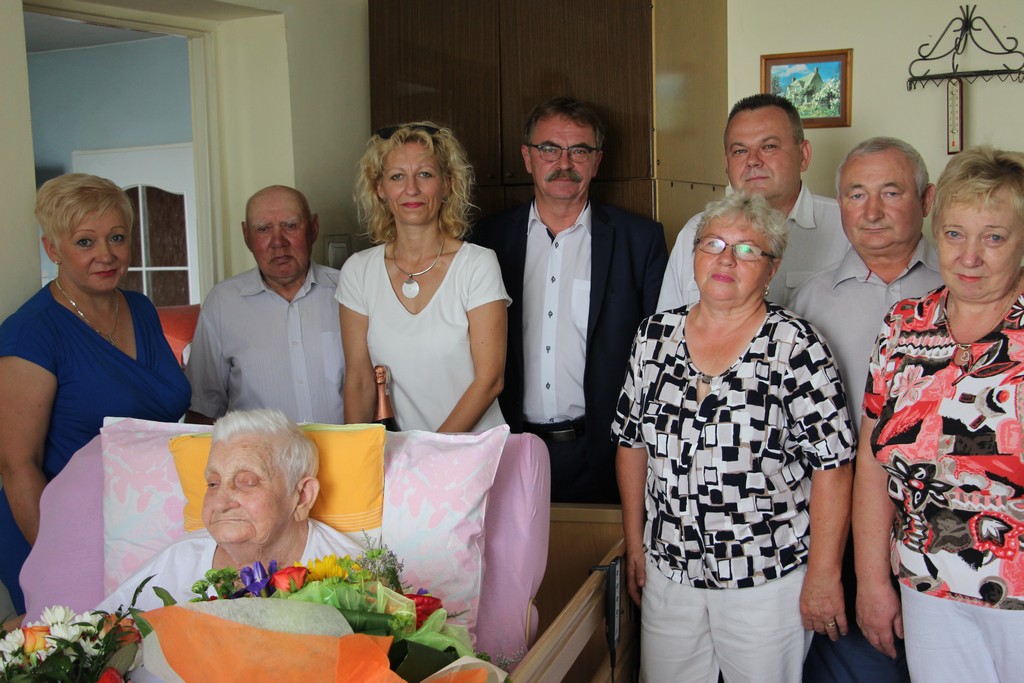 Z wizytą u jubilatki