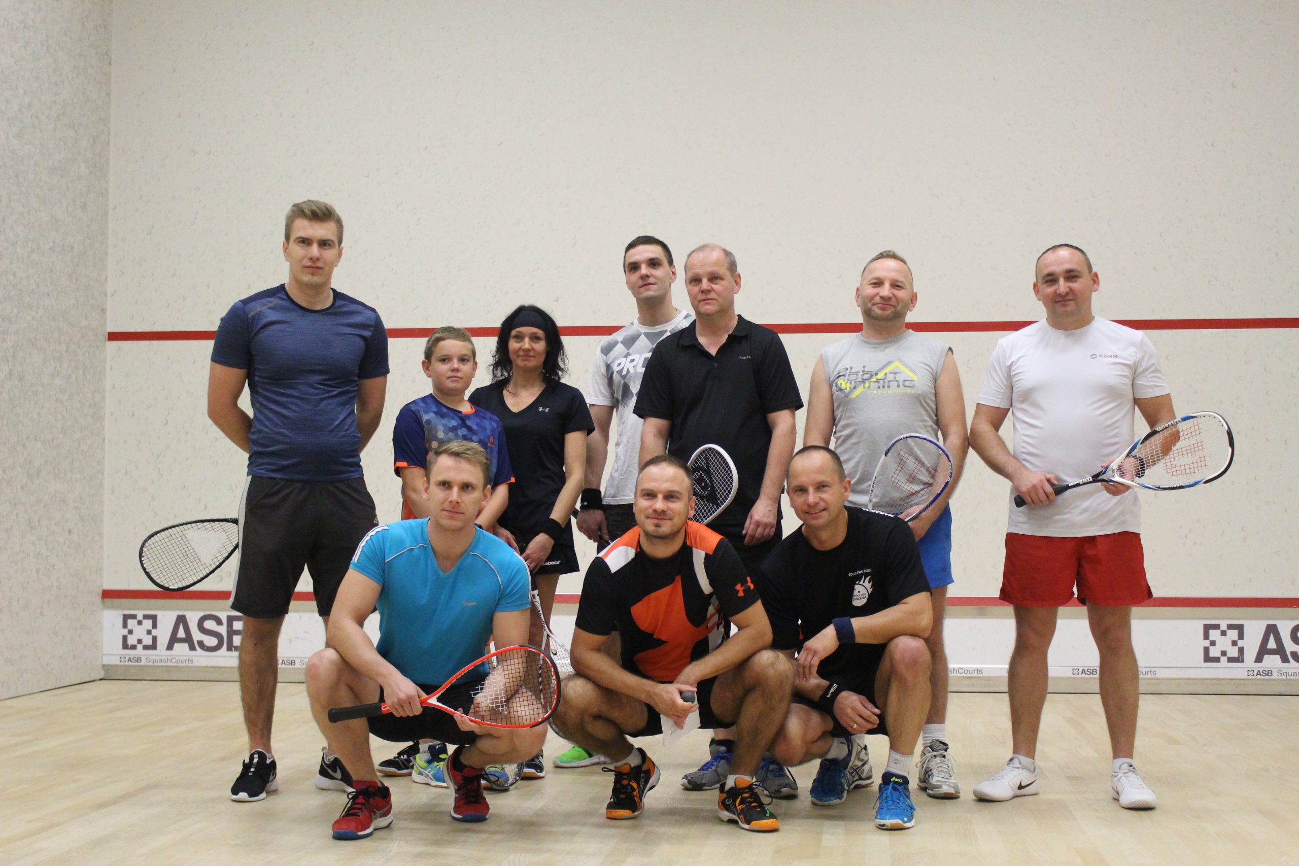 Mikołajkowa kolejka Lubińskiej Ligi Squash