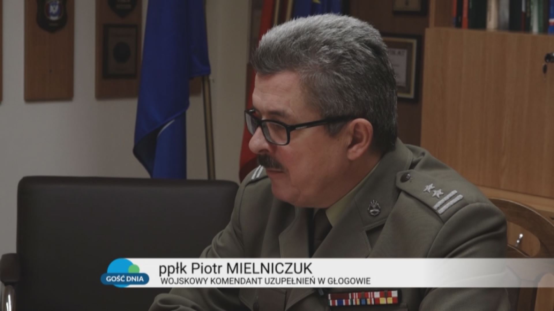 Gość Dnia – ppłk. Piotr Mielniczuk
