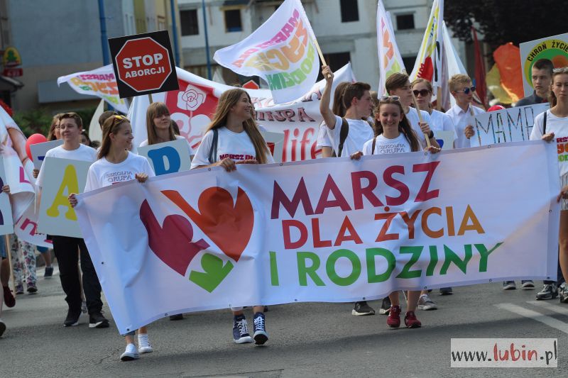 Biały marsz przeszedł ulicami Lubina