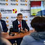 Robert Raczyński Marcin Białkowski konferencja Dworzec Lubin [2018-10-08] (11)