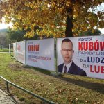 bilbordy wyborcze, Krzysztof Kubów, pomnik Zbrodni Lubińskiej, 2018 (2)