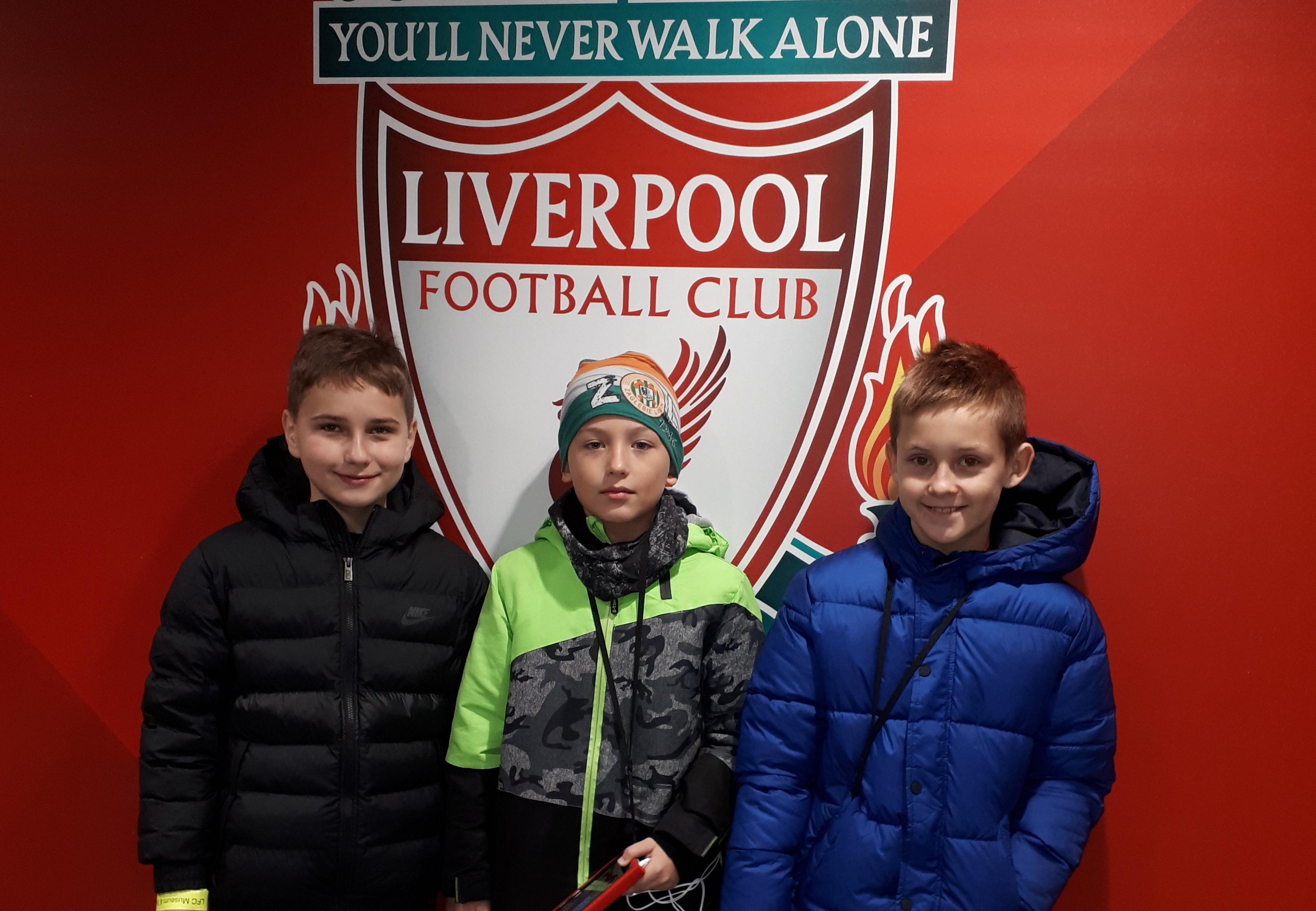 Akademia Żaczek na stadionie Anfield