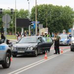 Potrącenie koło Pałacyku ślubów, Lubin, 07.06.2019, wypadek (11)