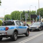 Potrącenie koło Pałacyku ślubów, Lubin, 07.06.2019, wypadek (13)