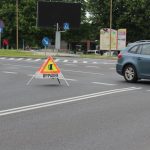 Potrącenie koło Pałacyku ślubów, Lubin, 07.06.2019, wypadek (16)