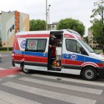 Potrącenie koło Pałacyku ślubów, Lubin, 07.06.2019, wypadek (5)