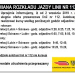 rozkład jazdy autobus 112