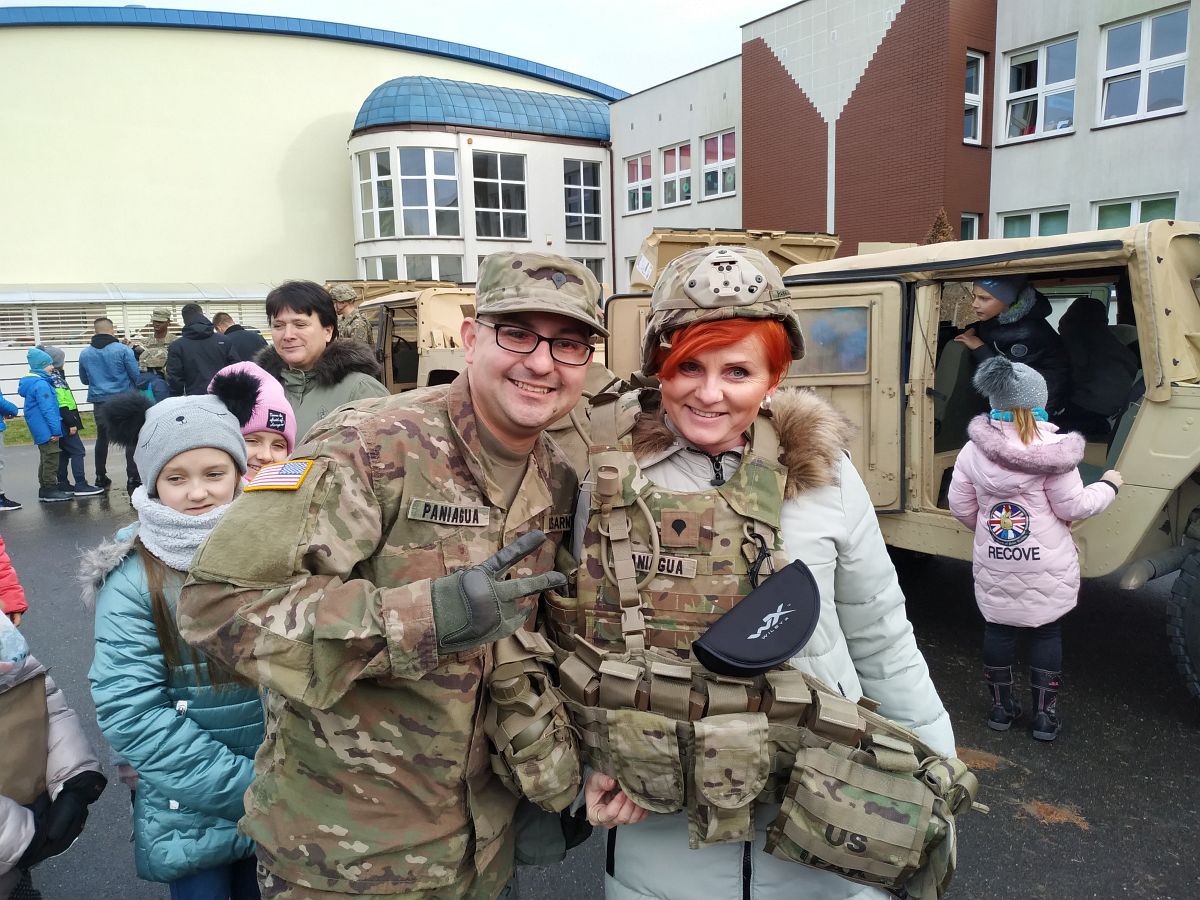 Amerykańscy żołnierze odwiedzili lubińską szkołę