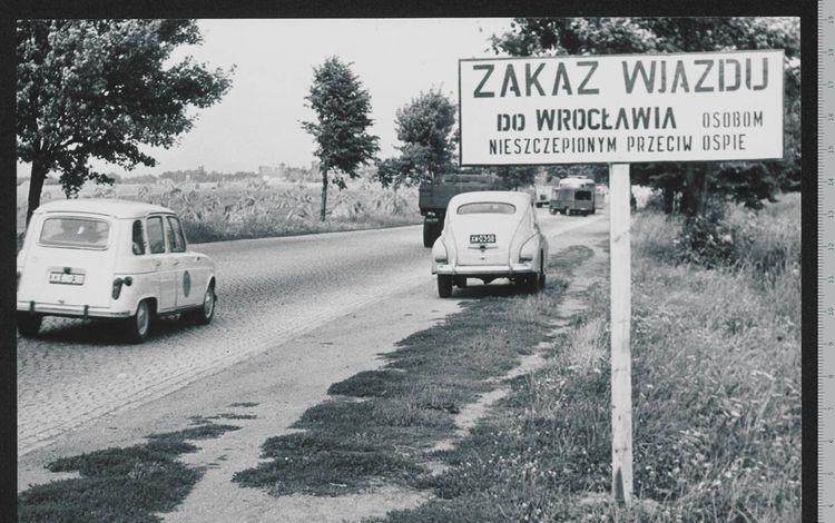 Gdy wybuchła epidemia ospy, Wrocław otoczono kordonem