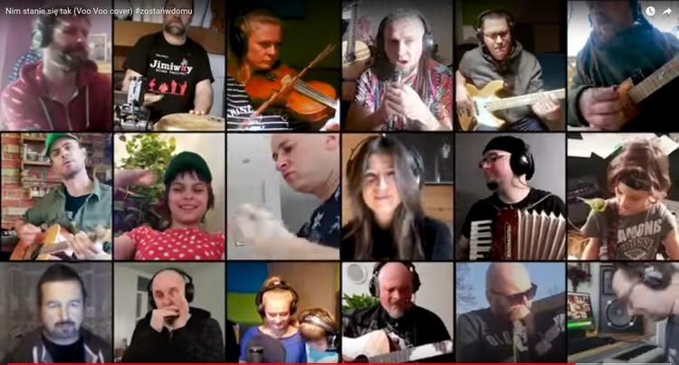 Międzynarodowa orkiestra nagrała z domów cover utworu Voo Voo