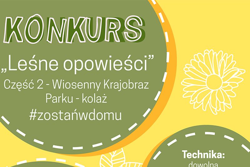 Kolaż z krajobrazem parku – konkurs dla najmłodszych