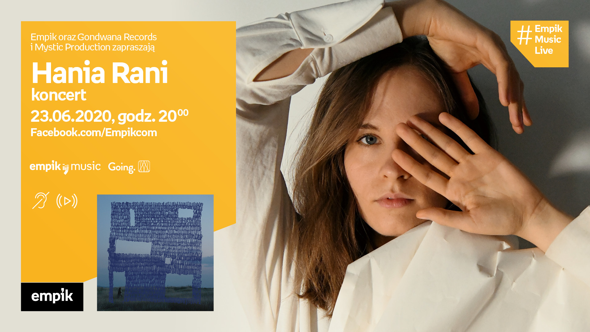 Hania Rani, Igor Brejdygant i Aleksandra Popławska w wirtualnych spotkaniach Empiku