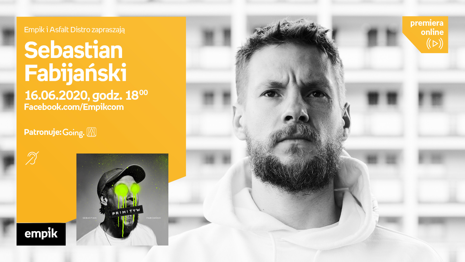 Fabijański, Miłoszewski i Raulin na wirtualnych spotkaniach autorskich