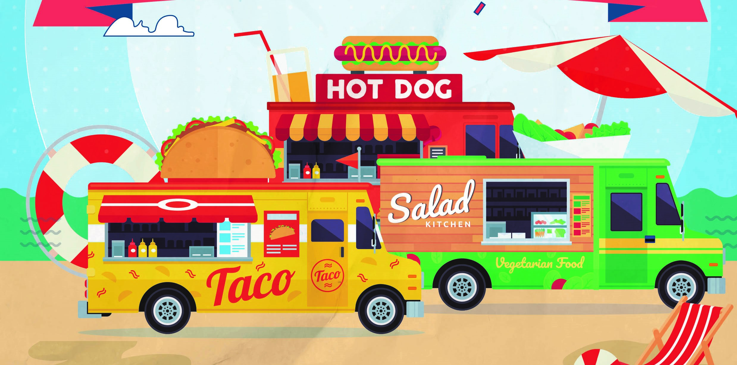 Weekend z food truckami