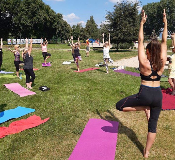 Joga w parku