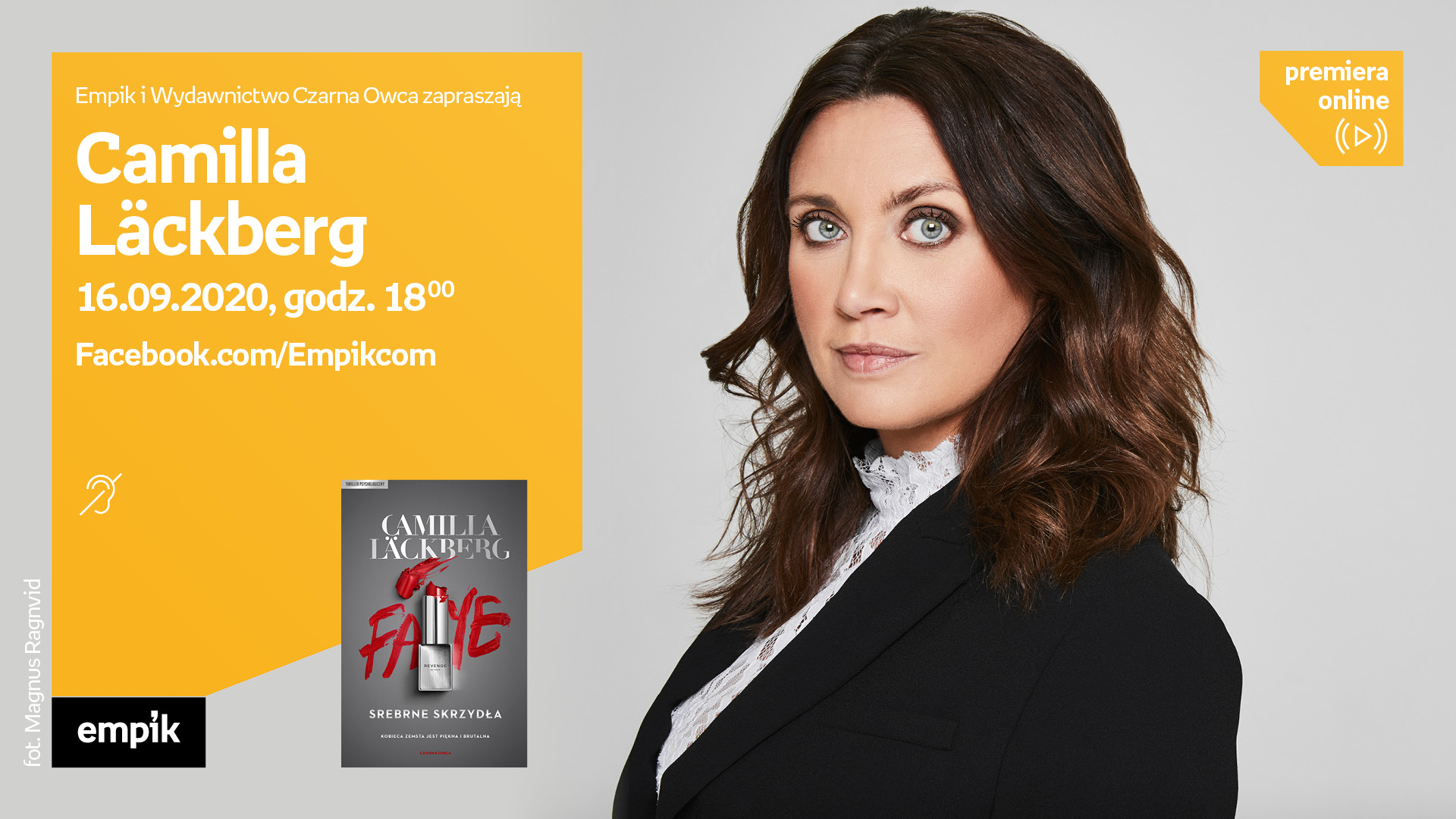 Spotkania online z Läckberg, Zalewskim i Małeckim