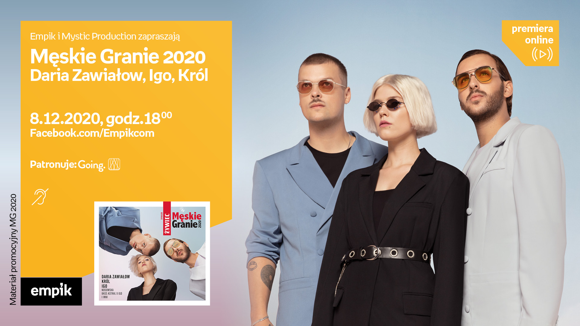 Z polskimi artystami młodego pokolenia – Męskie Granie 2020 i Magda Bereda