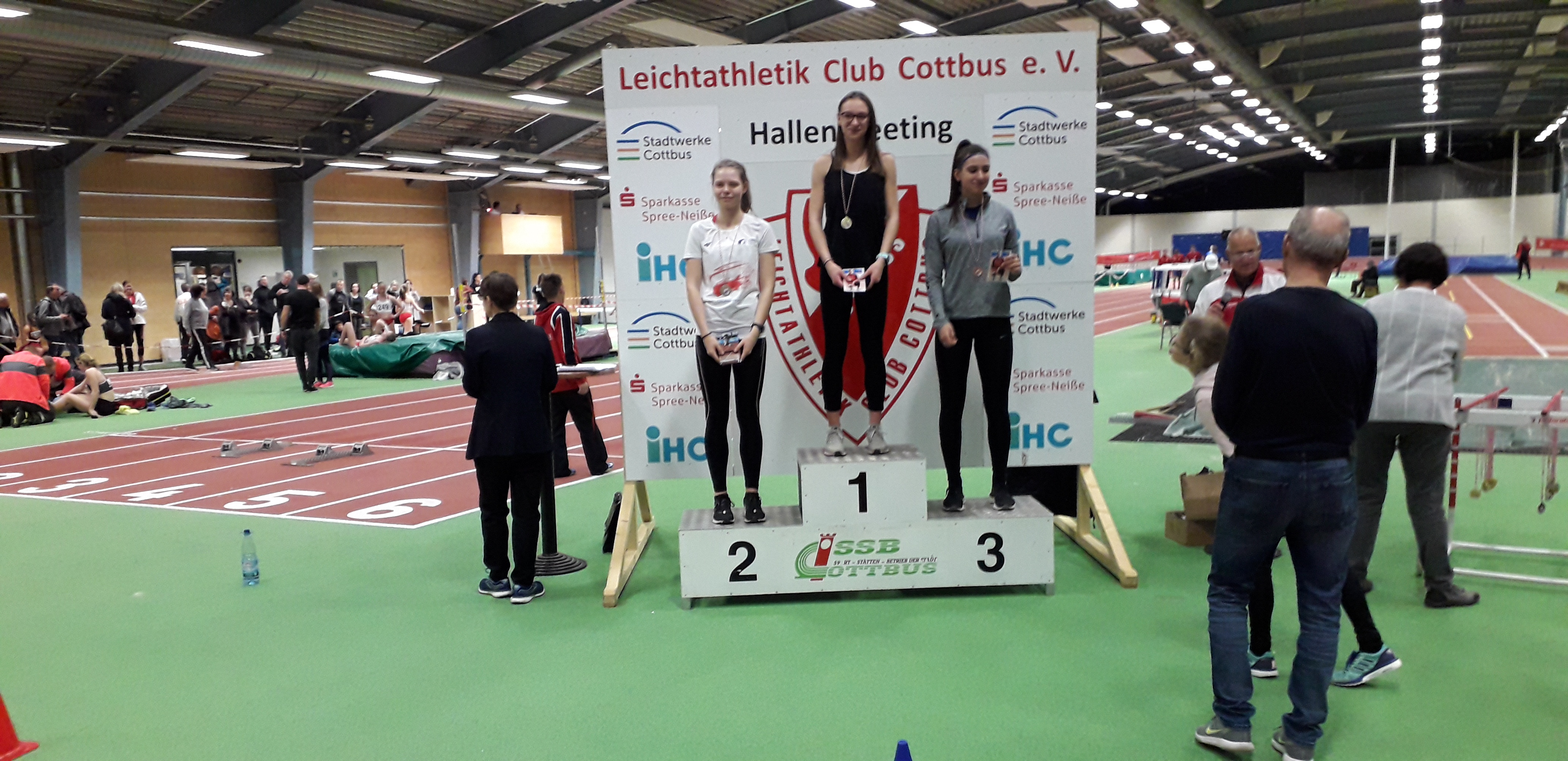 Lubińskie Sokoły na podium w Cottbus