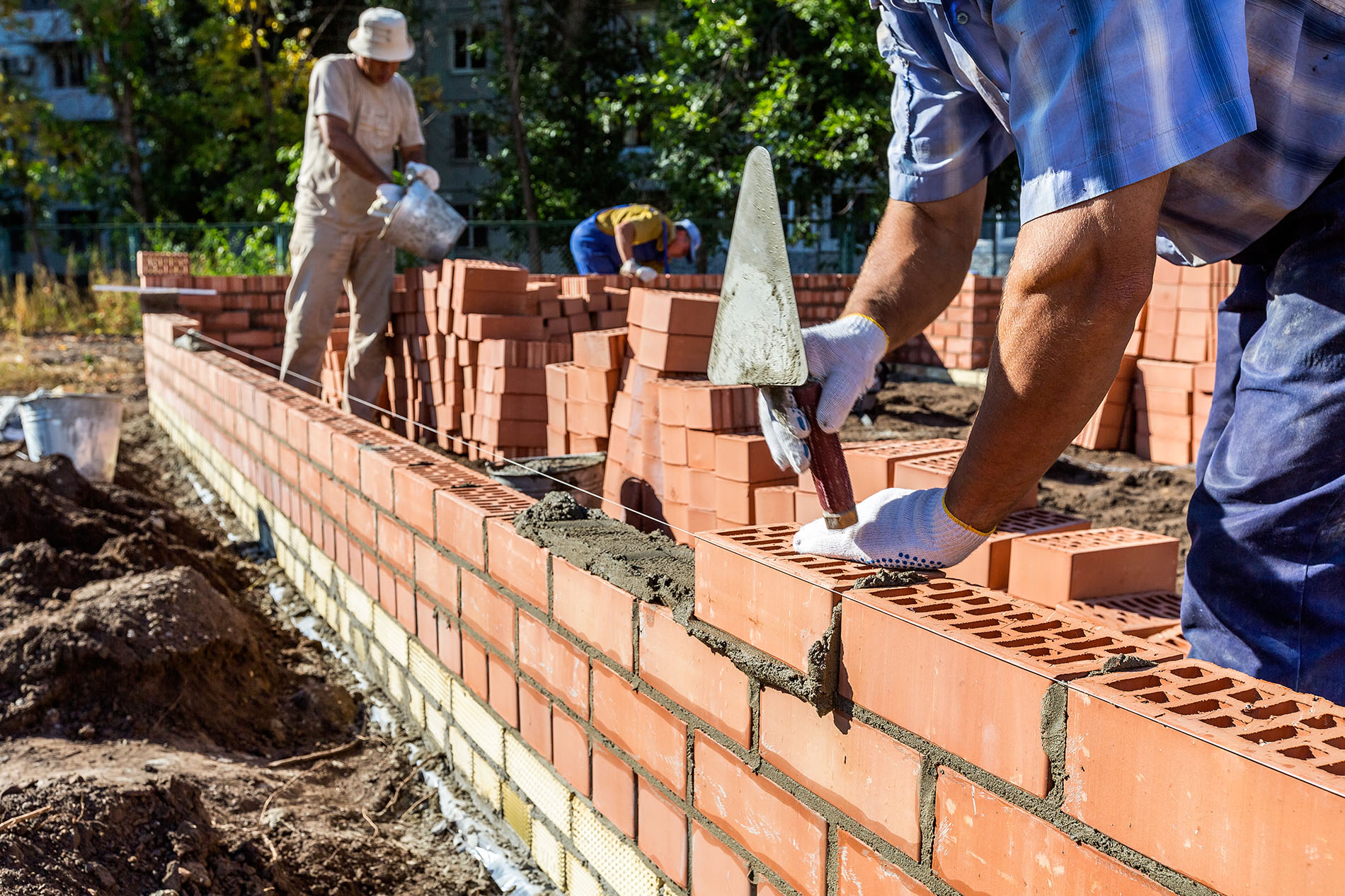 Modern,Construction,Is,Complete,Without,Manual,Labor