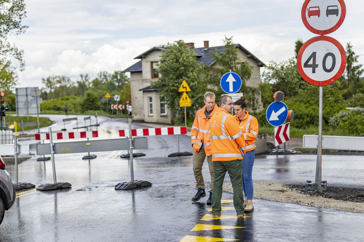 Tymczasowy most w Ściawie, otwarcie, 20.05 (4)