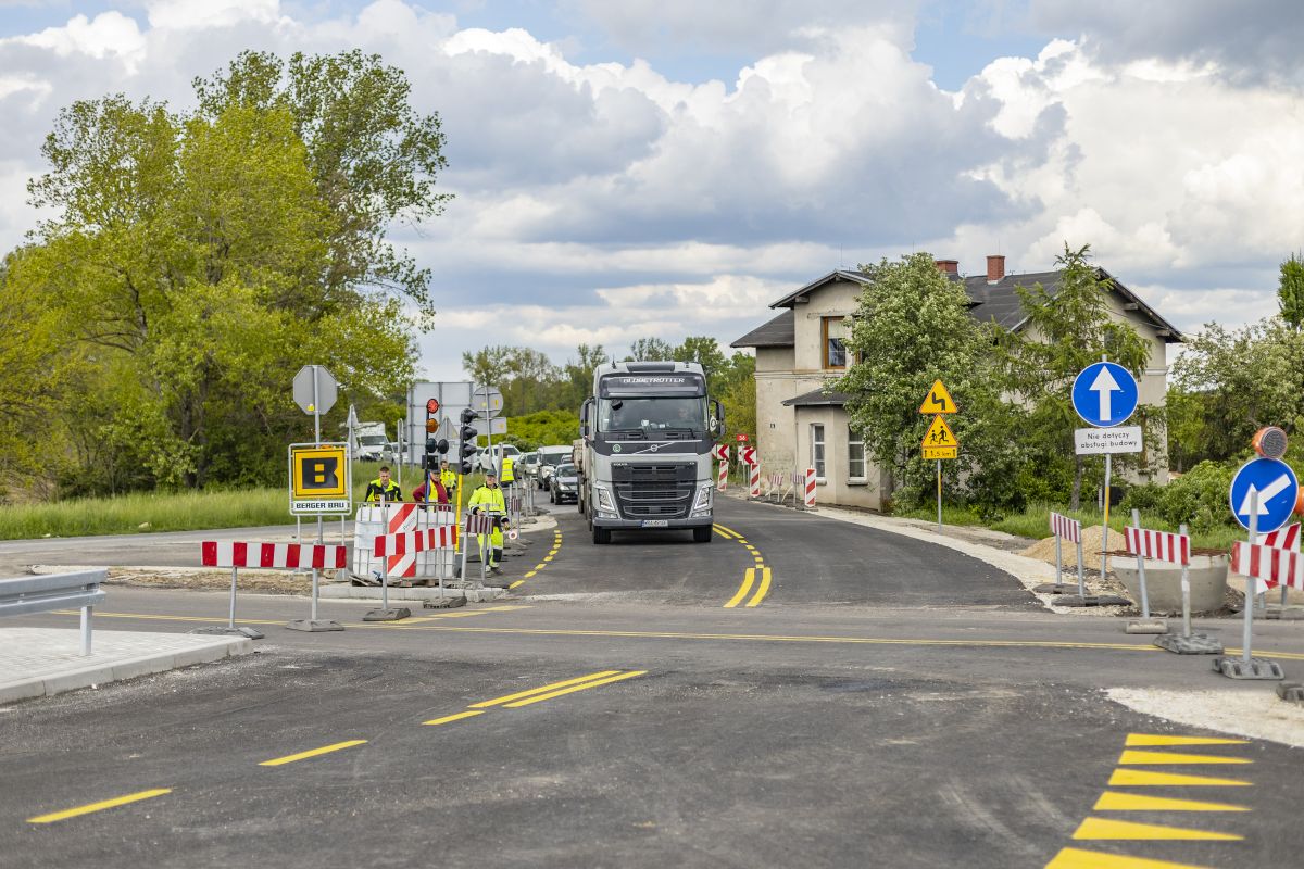 Tymczasowy most w Ściawie, otwarcie, 20.05 (7)