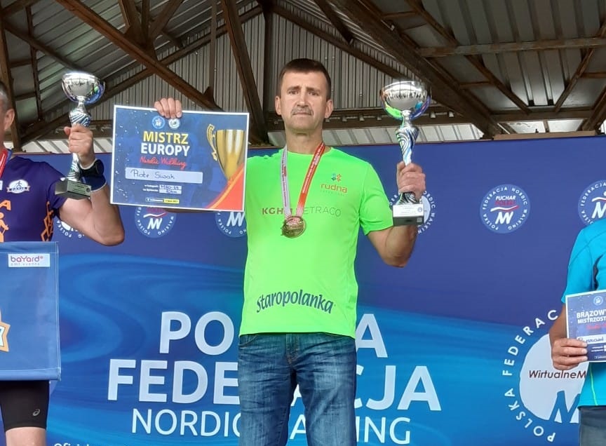 Pięściarz z tytułem mistrza Europy Nordic Walking