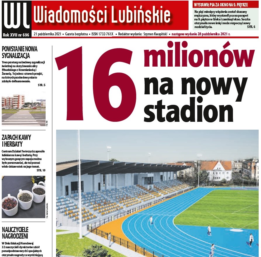 „Wiadomości Lubińskie” do wzięcia już jutro