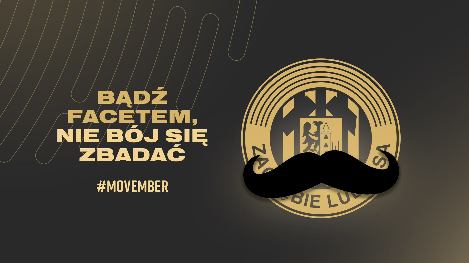Zagłębie Lubin wspiera akcję Movember2021