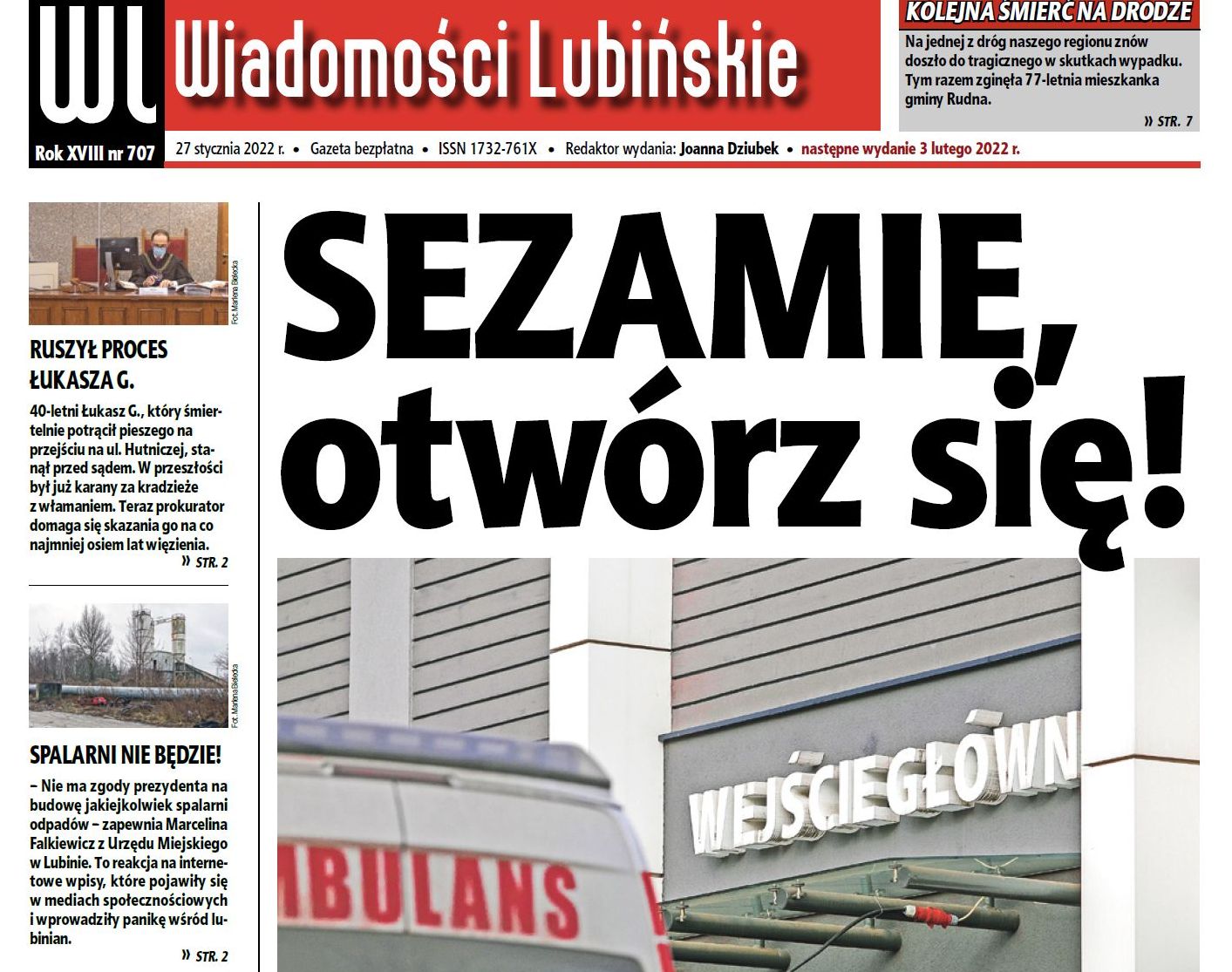 Jutro nowe wydanie „Wiadomości Lubińskich”