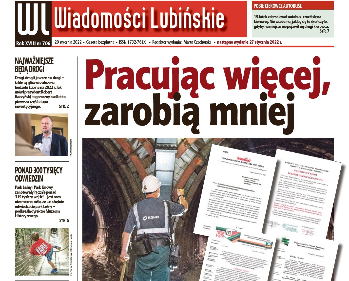 Kolejne wydanie „Wiadomości Lubińskich”