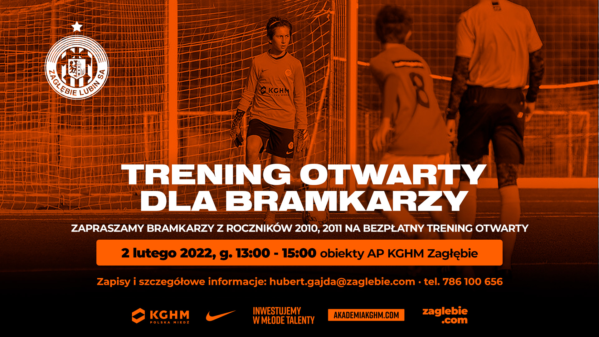 Trening otwarty dla bramkarzy