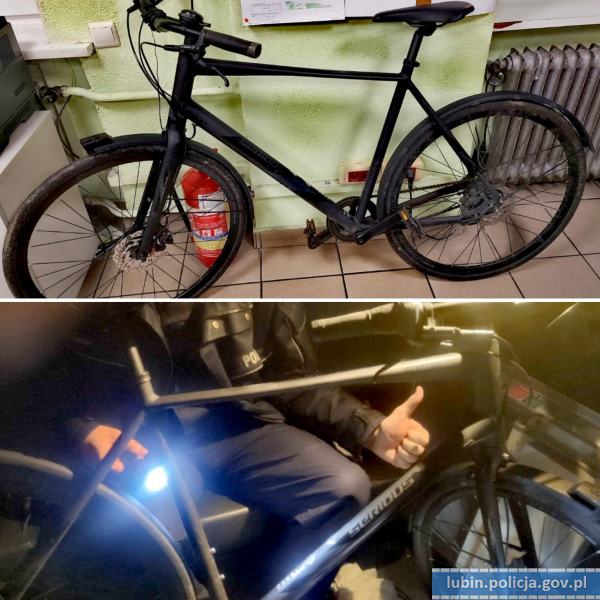 Odzyskali rower z zuchwałej kradzieży na stacji