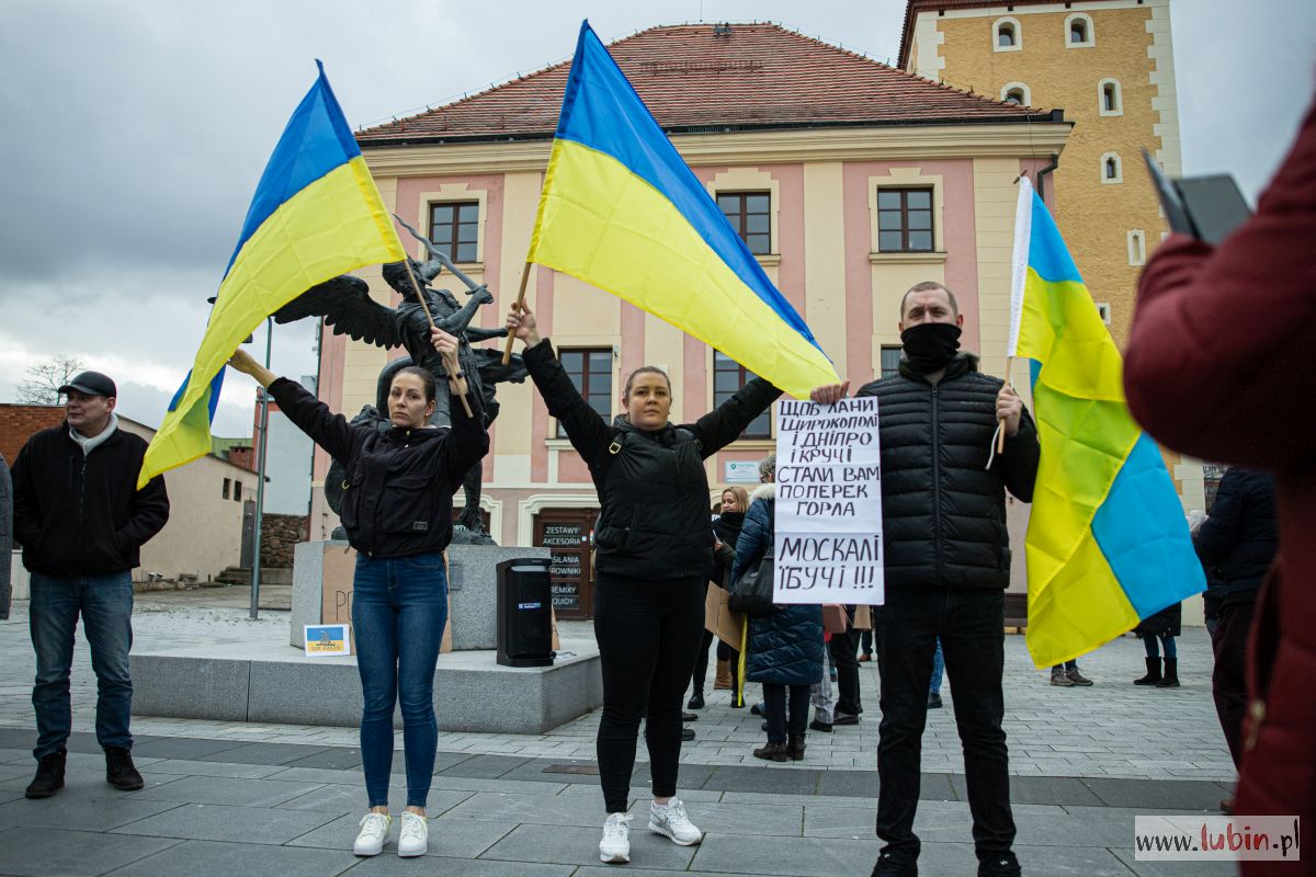 Lubin solidarny z Ukrainą