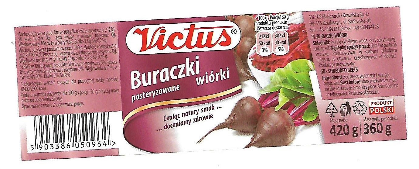 Uważaj na ten produkt! Możliwa obecność szkła